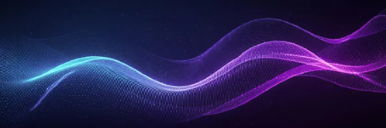 Glasel aurora particle banner